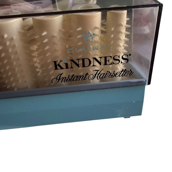 1967 Clairol Kindness 14 Instant Hairsetter Hot Rollers w Clips Denmark Tested - Picture 5 of 11